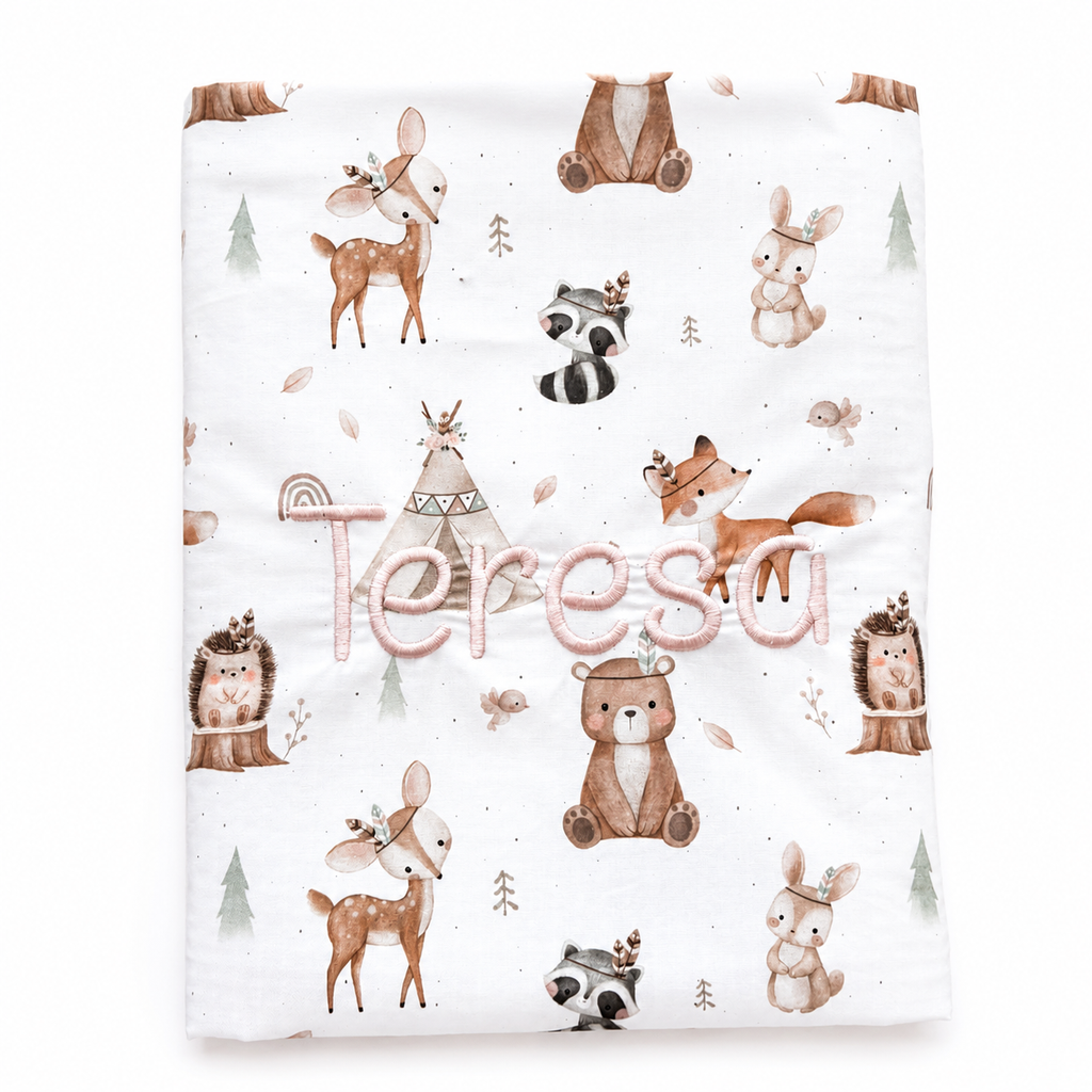 Manta de entretiempo - Boho Forest